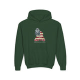 american flag catcher hoodie green