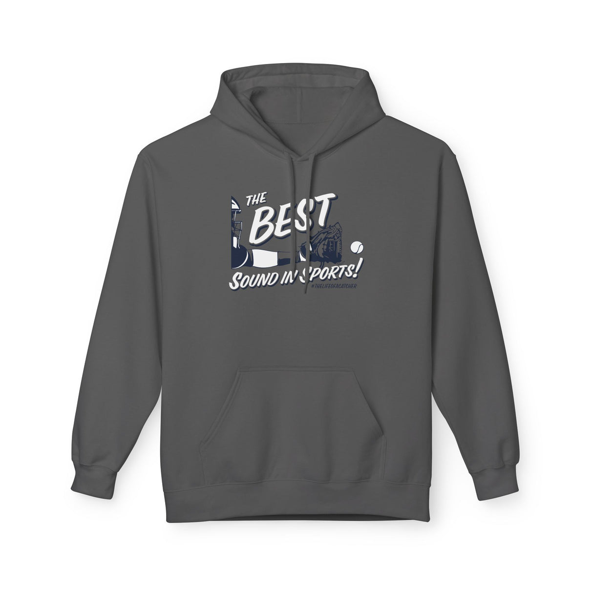 the best sound in sports hoodie stone dark grey