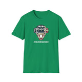 American Flag Mask Unisex T-Shirt - Kelly Green
