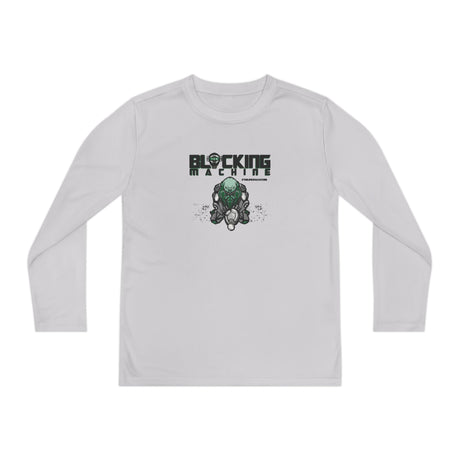 Blocking Machine Youth Long Sleeve T-Shirt - Ash Grey
