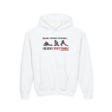 Knees Youth Hoodie white