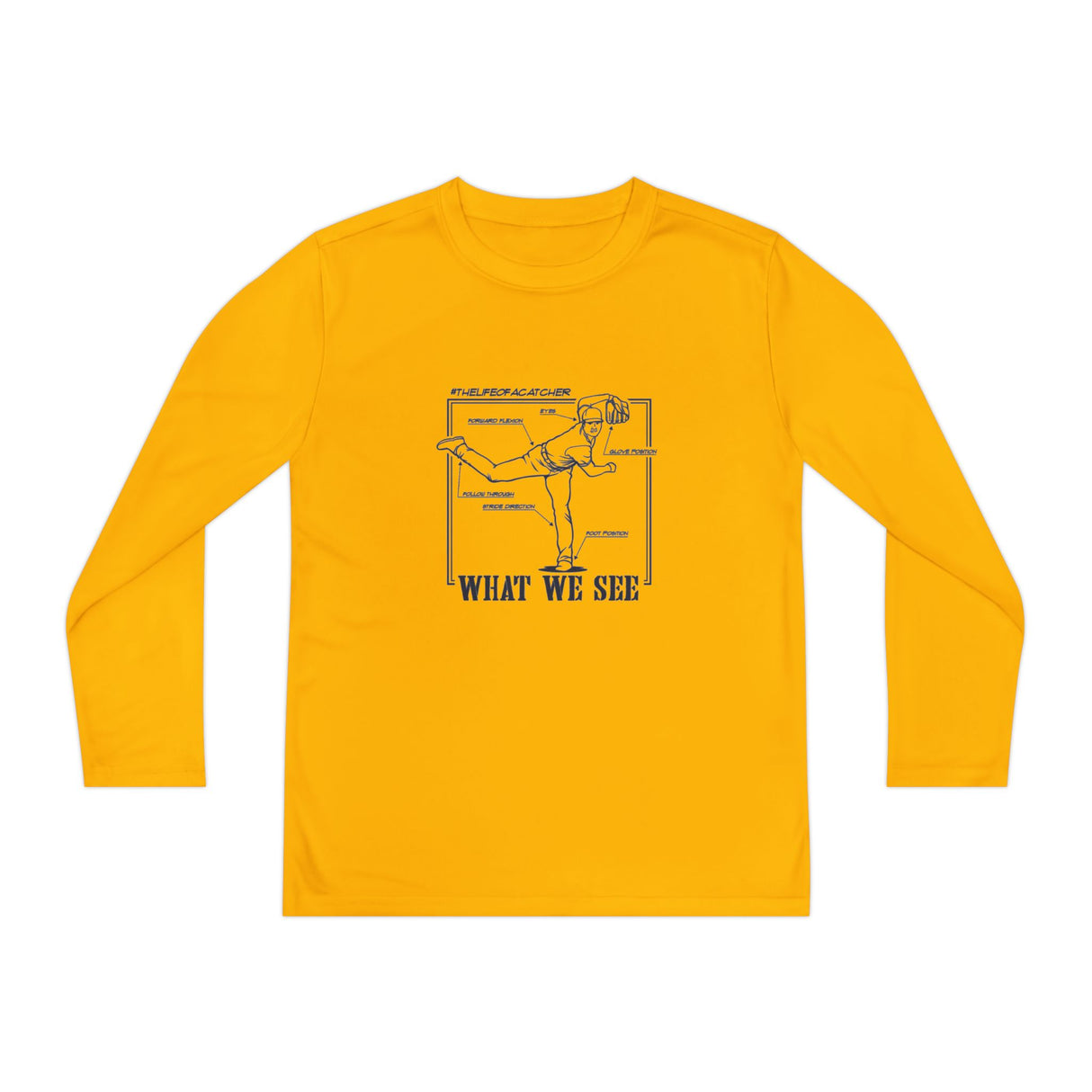 What We See Youth Long Sleeve T-Shirt Gold