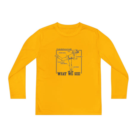 What We See Youth Long Sleeve T-Shirt Gold