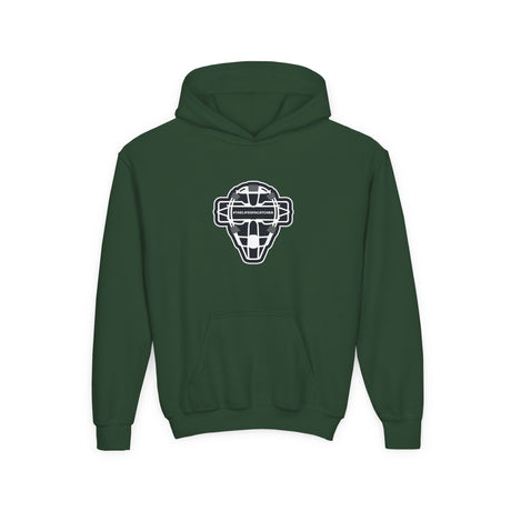The Catching Guy Logo Mask Youth Hoodie forest