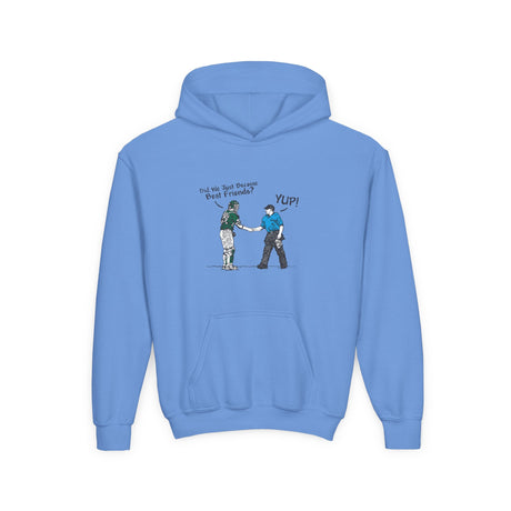 Best Friends Youth Hoodie light blue