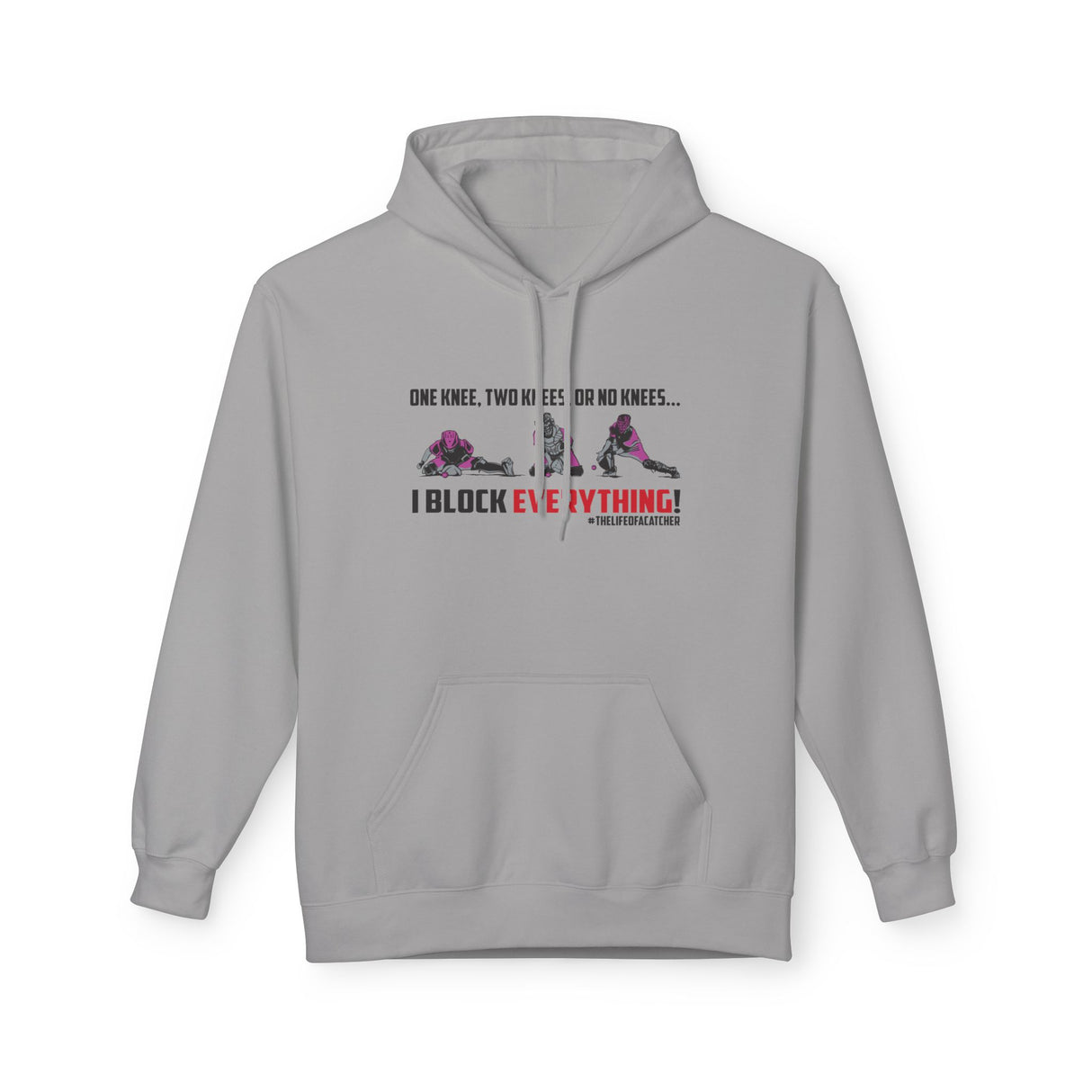 Knees Unisex Hoodie grey
