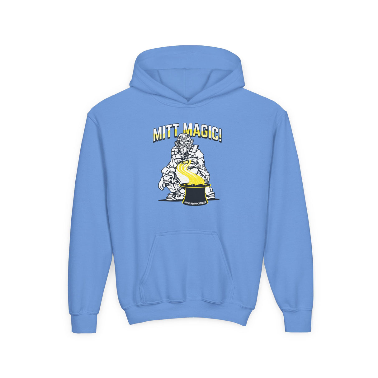 Mitt Magic Youth Hoodie Carolina Blue
