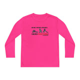 Knees Youth Long Sleeve T-Shirt neon pink