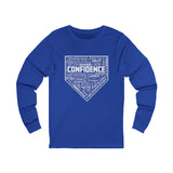 Confidence Unisex Jersey Long Sleeve Tee - Royal