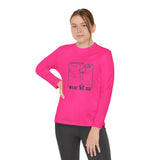 What We See Youth Long Sleeve T-Shirt Neon Pink Front
