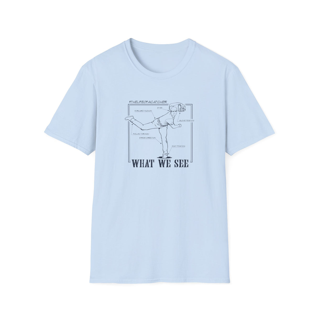 What We See Unisex T-Shirt Light Blue