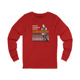 Domination Unisex Jersey Long Sleeve Tee red