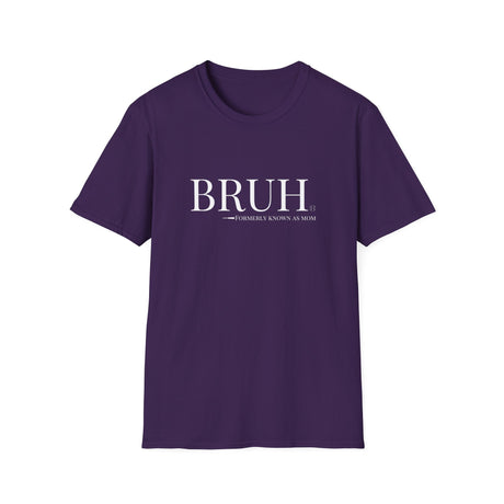 Bruh: Formerly Known As Mom Unisex T-Shirt - Purple