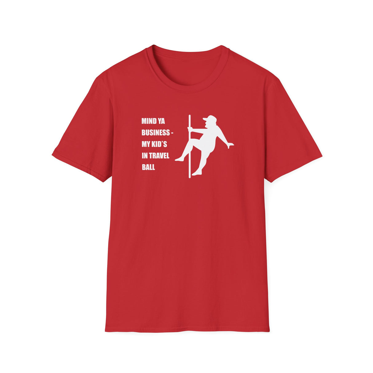 Mind Ya Business Unisex T-Shirt - Red Front
