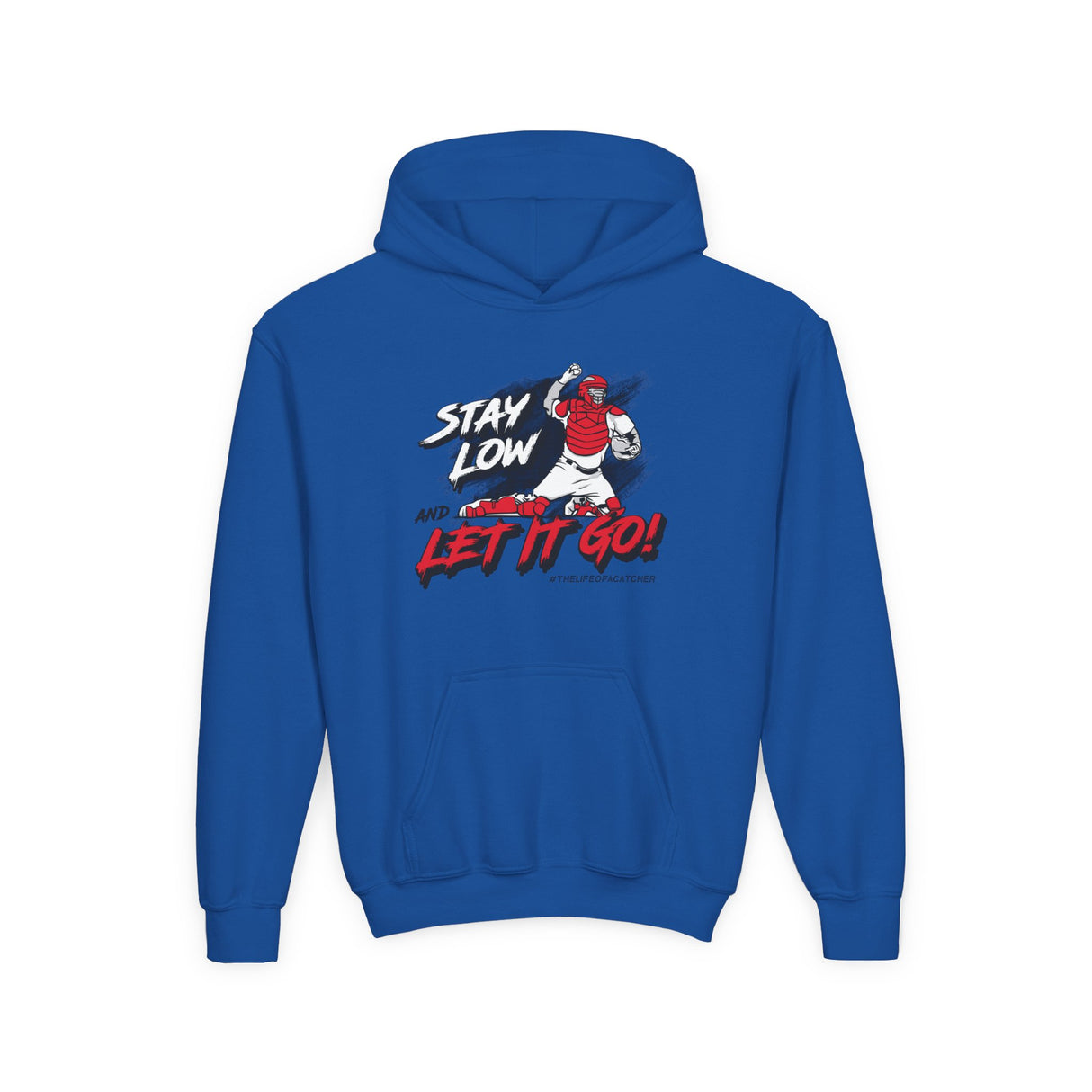 Stay Low & Let It Go Youth Hoodie Royal