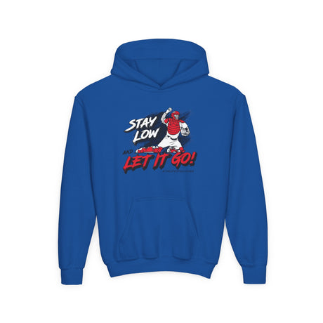 Stay Low & Let It Go Youth Hoodie Royal