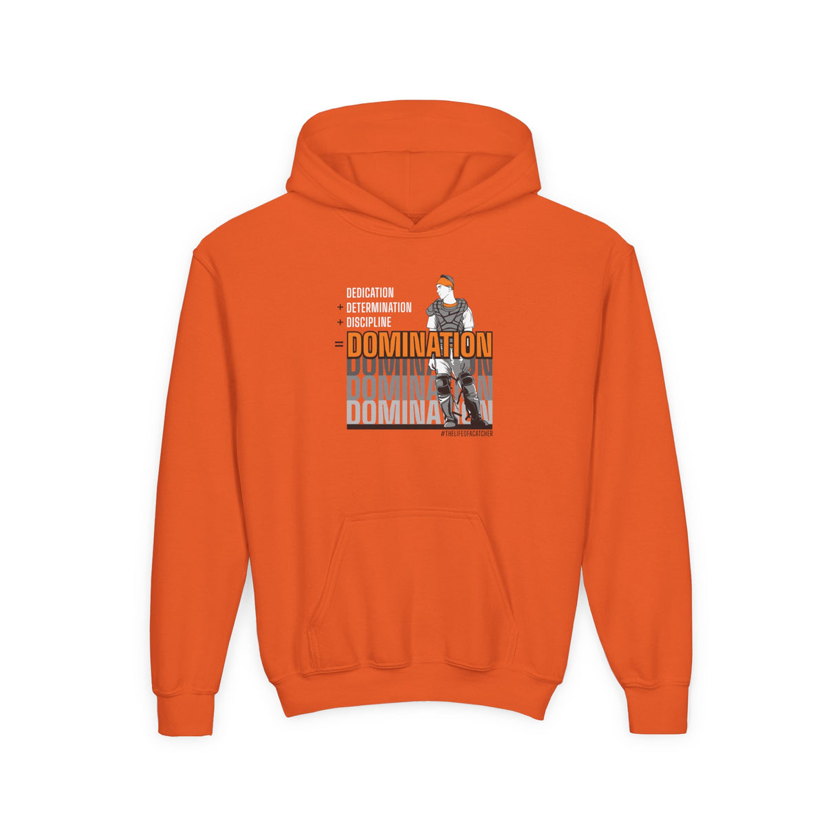 Domination Youth Hoodie orange