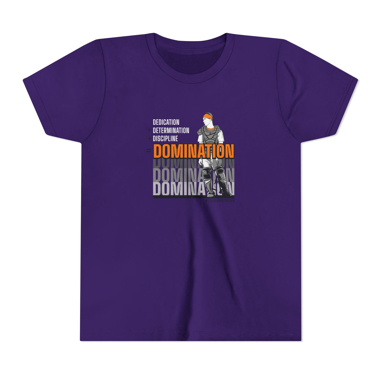 Domination Youth T-Shirt purple