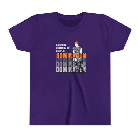 Domination Youth T-Shirt purple