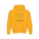 What We See Youth Hoodie Gold