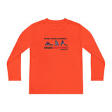 Knees Youth Long Sleeve T-Shirt neon orange