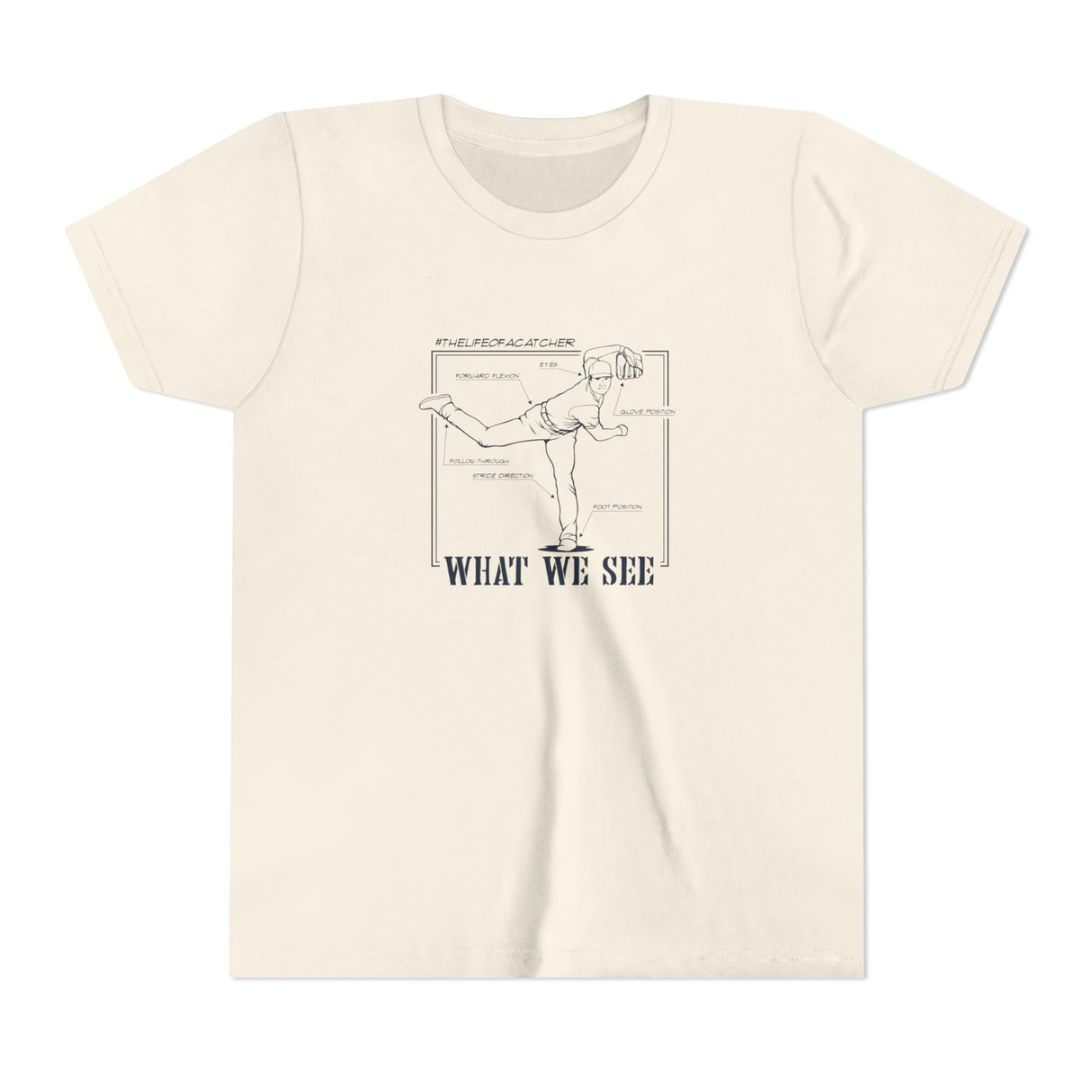 What We See Youth T-Shirt Natural