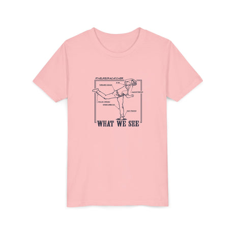 What We See Youth T-Shirt Light Pink