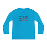 Knees Youth Long Sleeve T-Shirt atomic blue