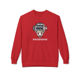 American Flag Mask Unisex Sweatshirt - Red