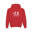 Drop Your Pop 2.0 Youth Hoodie Red