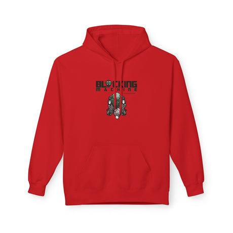 Blocking Machine Unisex Hoodie - Red