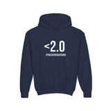 Drop Your Pop 2.0 Youth Hoodie Navy Blue
