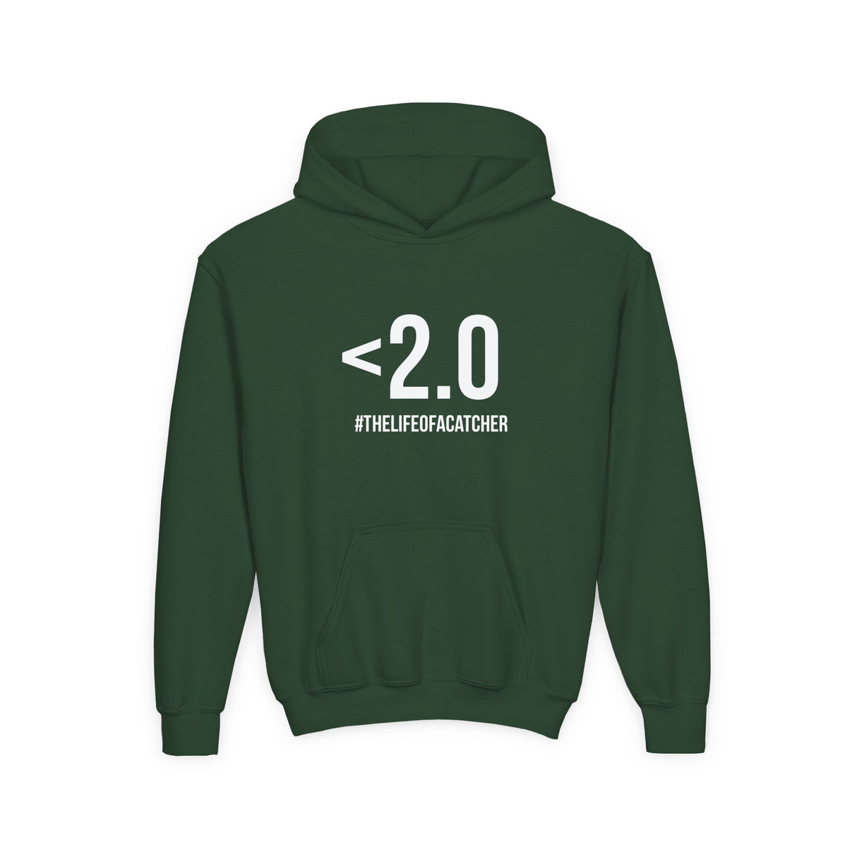 Drop Your Pop 2.0 Youth Hoodie Forest Green