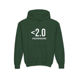 Drop Your Pop 2.0 Youth Hoodie Forest Green