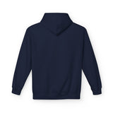 American Flag Catcher Unisex Hoodie - Navy Back
