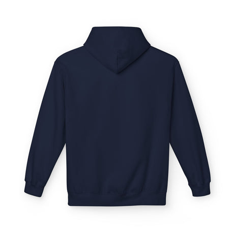 American Flag Catcher Unisex Hoodie - Navy Back