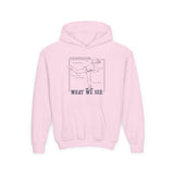 What We See Youth Hoodie Light Pink