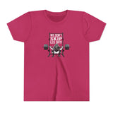 We Don't Skip Leg Day Youth T-Shirt - Berry
