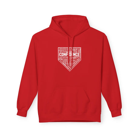 Confidence Unisex Hoodie - Red
