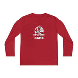 Student Of The Game Youth Long Sleeve T-Shirt red