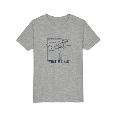 What We See Youth T-Shirt Athletic Heather