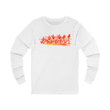 Flash Unisex Jersey Long Sleeve Tee white