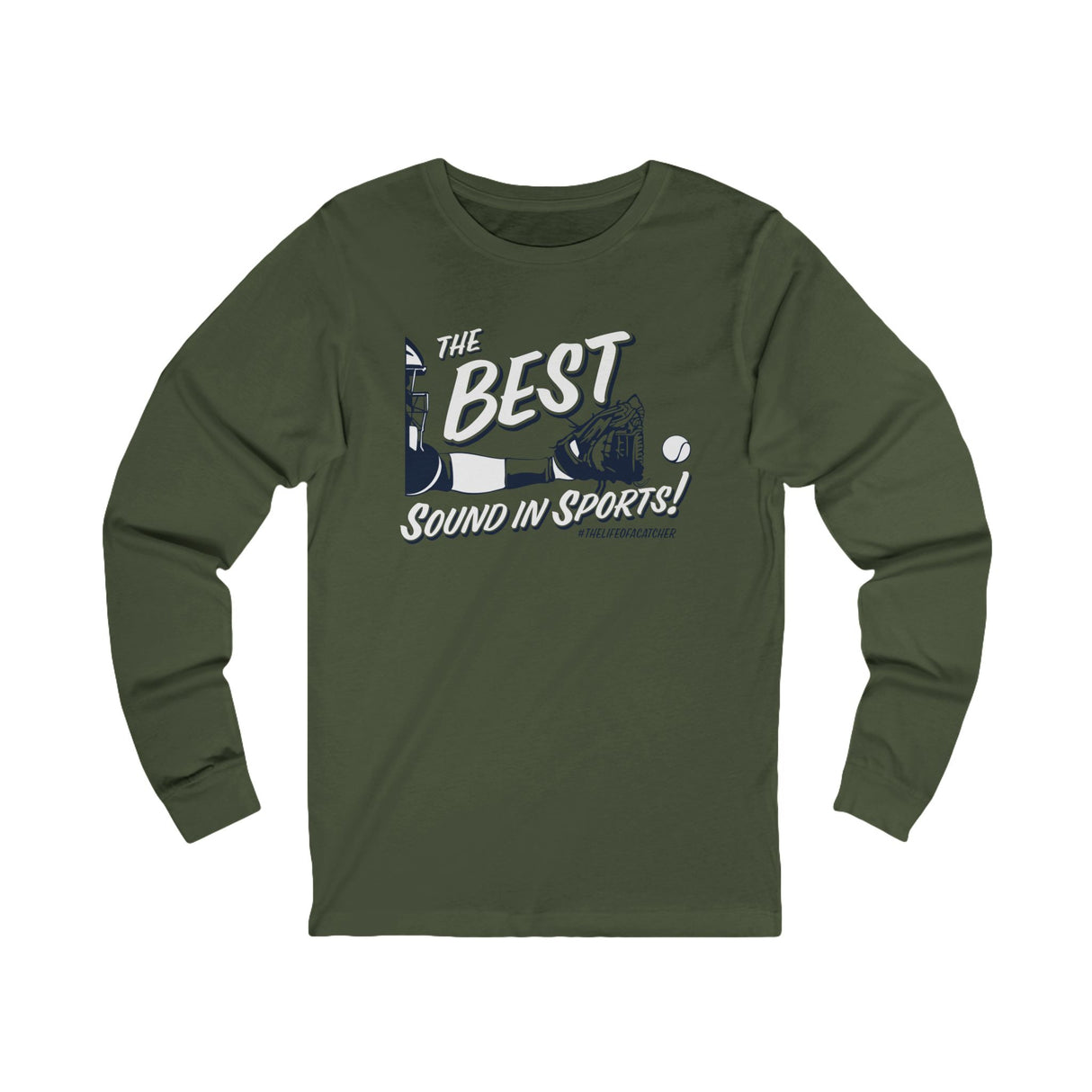 The Best Sound In Sports Unisex Jersey Long Sleeve Tee green