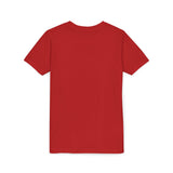 American Flag Mask Youth T-Shirt - Red Back