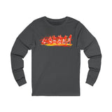 Flash Unisex Jersey Long Sleeve Tee charcoal