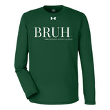 BRUH Under Armour® Team Tech Long Sleeve T-Shirt - Green