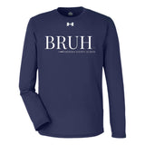 BRUH Under Armour® Team Tech Long Sleeve T-Shirt - Navy