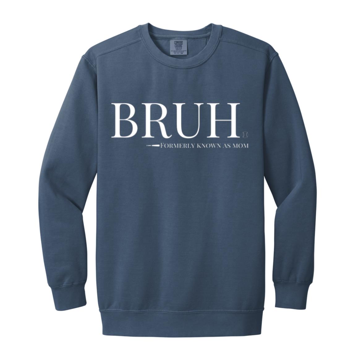 BRUH Unisex Crewneck Sweatshirt - Blue Jean