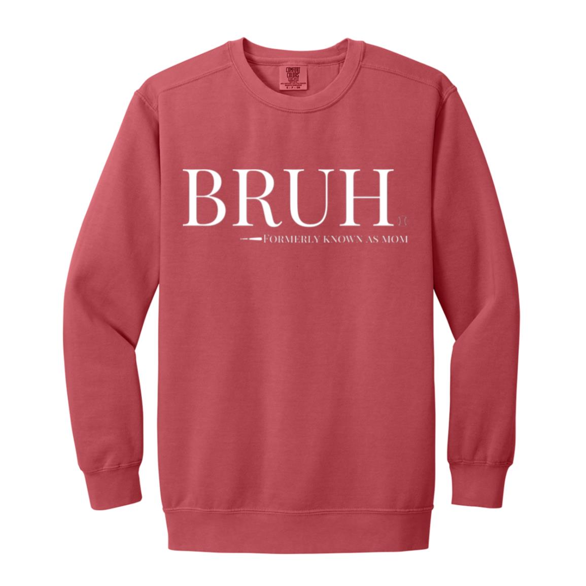 BRUH Unisex Crewneck Sweatshirt - Crimson