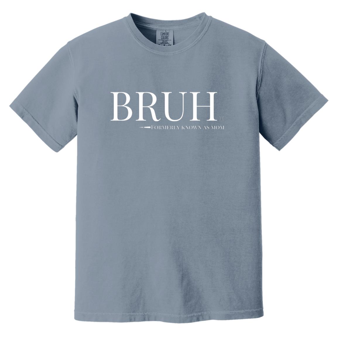 BRUH Unisex Heavyweight T-Shirt - Blue Jean